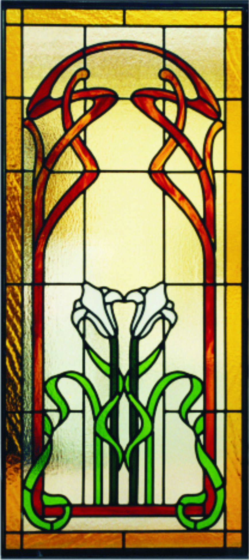 Vetrata artistica rilegata a piombo vetrate artistiche rilegate a ... Vetrate stile liberty